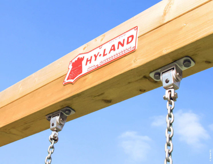 Wooden Professional Jungle Gym with Swing • Hy-land P8s