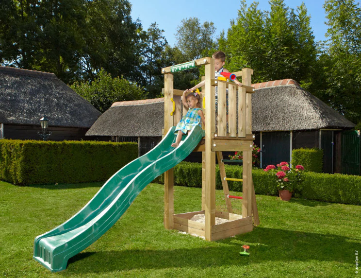 Jungle Tower | Wooden climbing frame with slide Jungle Tower | Wooden climbing frame with slide