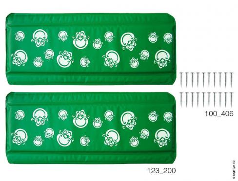 Bumper Pad Green (2x)