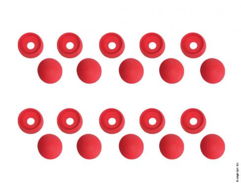 Bolt Cap Set (10x)- Red