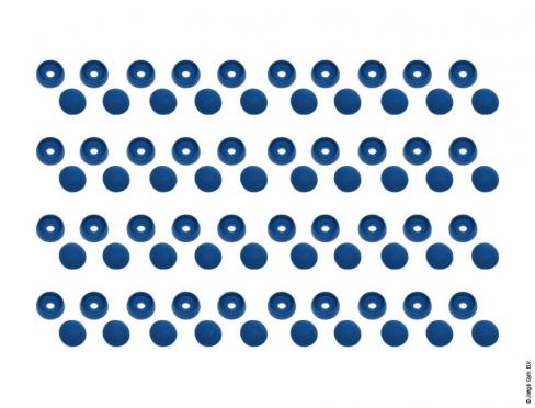 Bolt Cap Set (40x)- Blue