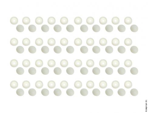 Bolt Cap Set (40x)- White