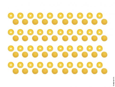 Bolt Cap Set (40x)- Yellow